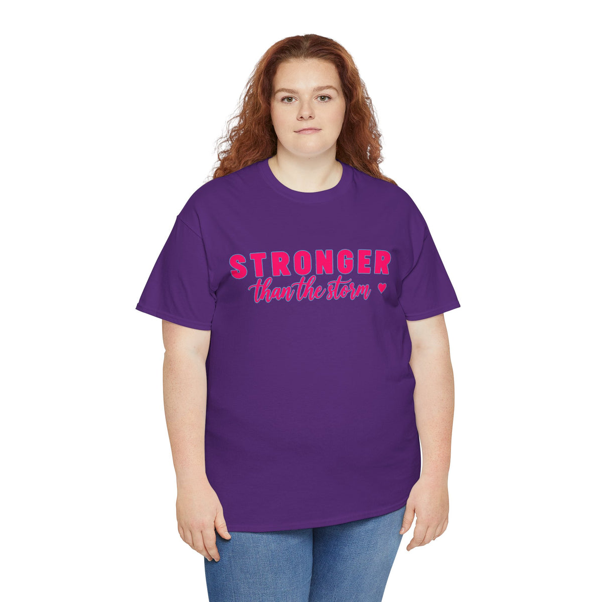 Stronger Than the Storm Tee - Inspirational Women's Resilience T-Shirt