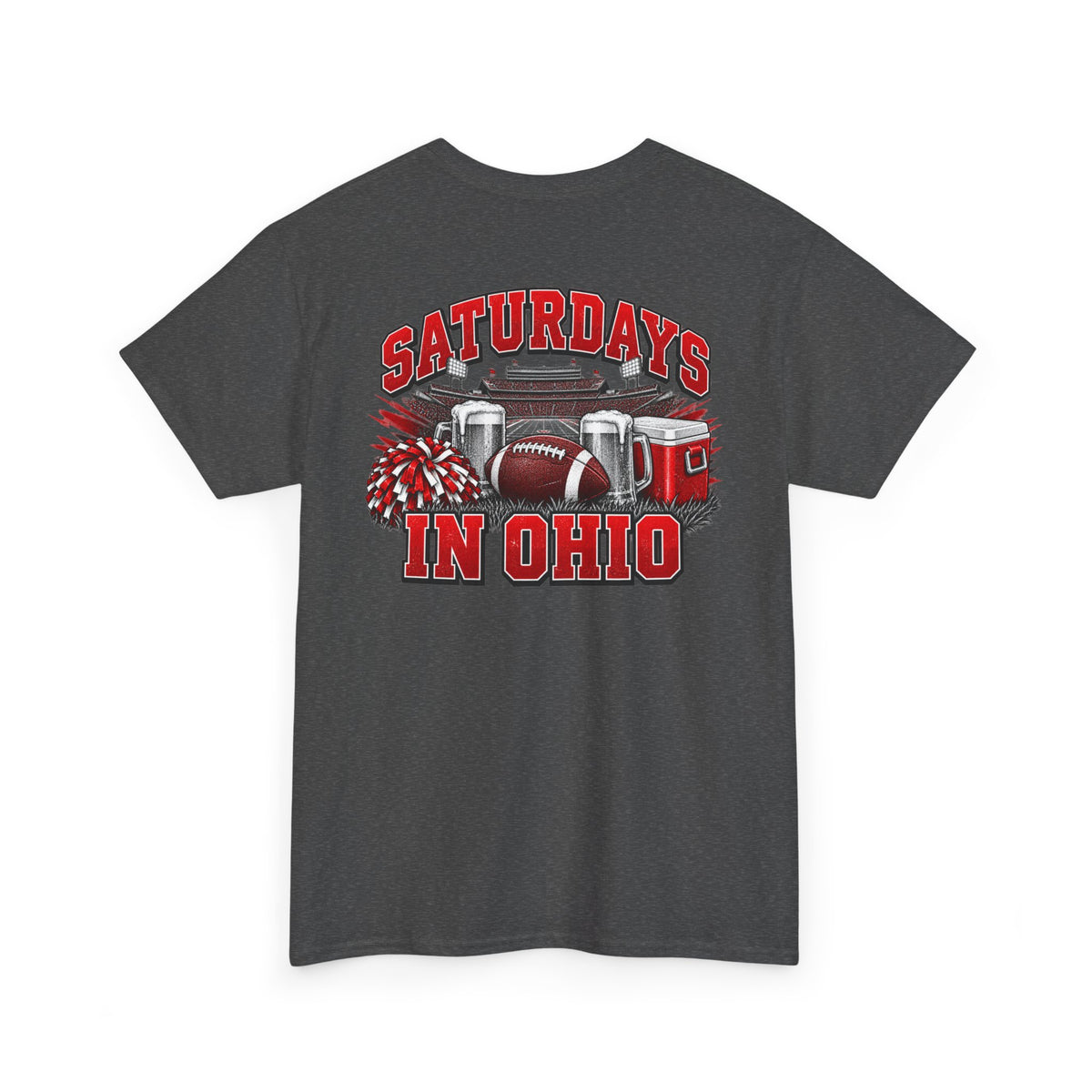 T-Shirt — Saturdays in Ohio Football & Tailgate Tee