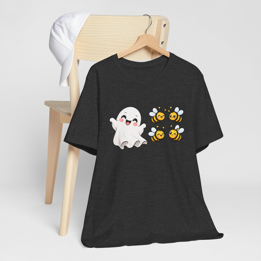 Boo & Bees Halloween Tee – Cute Ghost & Bee Shirt | Spooky Season Must-Have