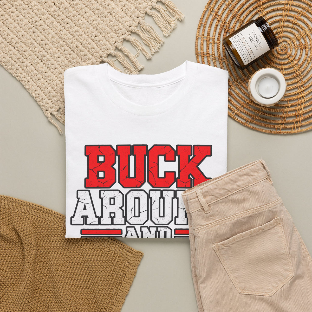 Buck Around and Find Out T‑Shirt — Funny Hunting / Ohio Pride Tee