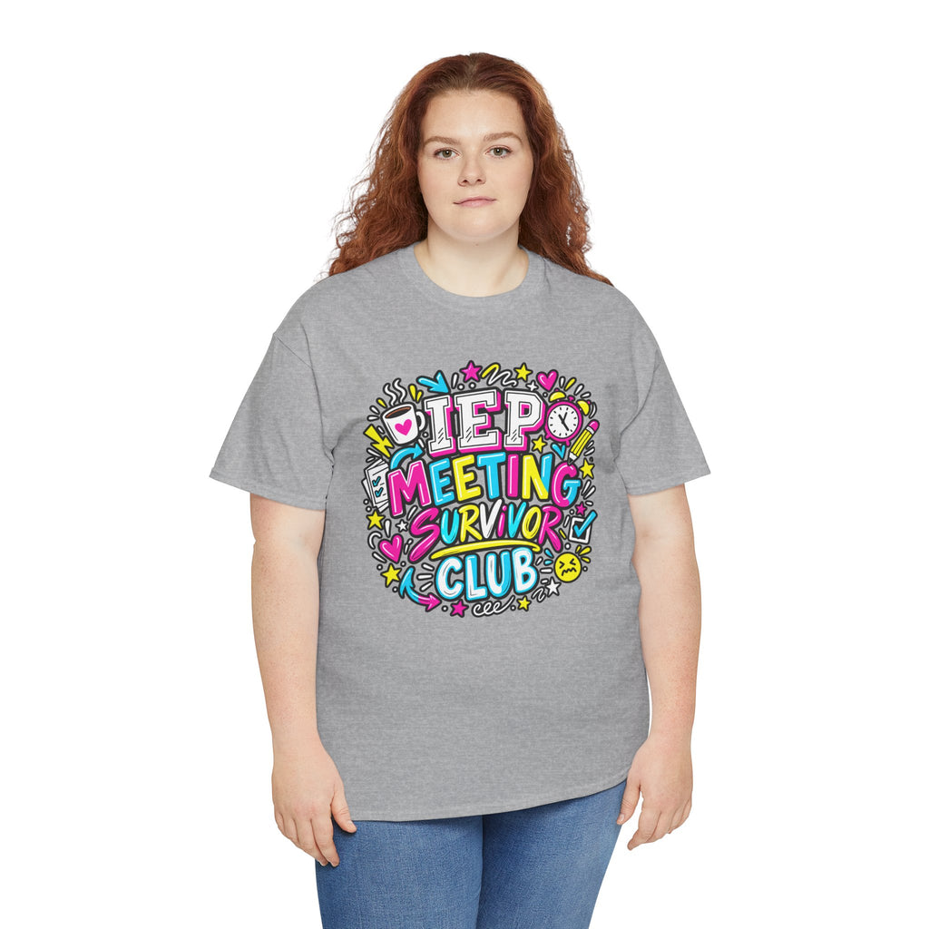 Video Meeting Survivor Club T-Shirt — Funny Remote Work Tee