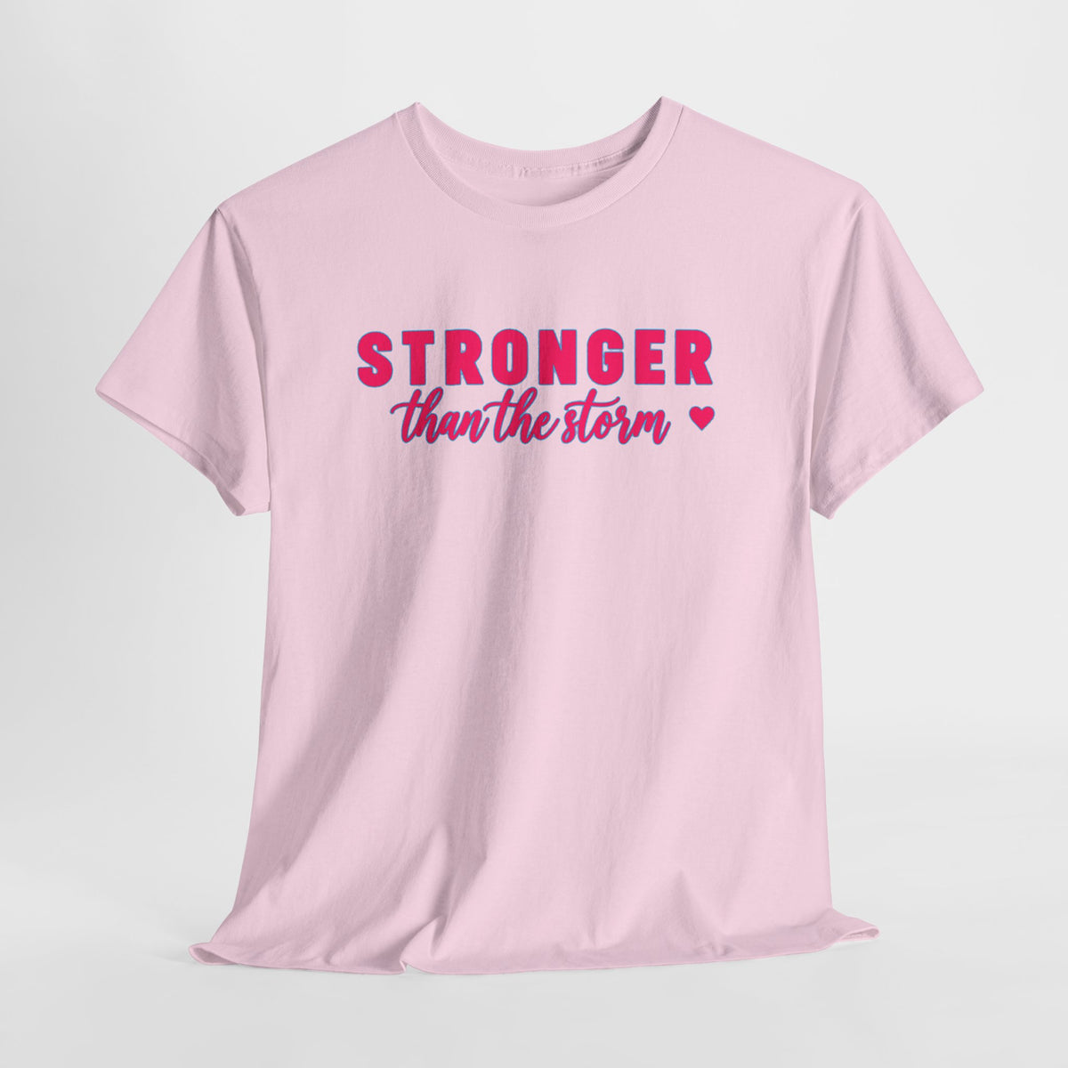 Stronger Than the Storm Tee - Inspirational Women's Resilience T-Shirt