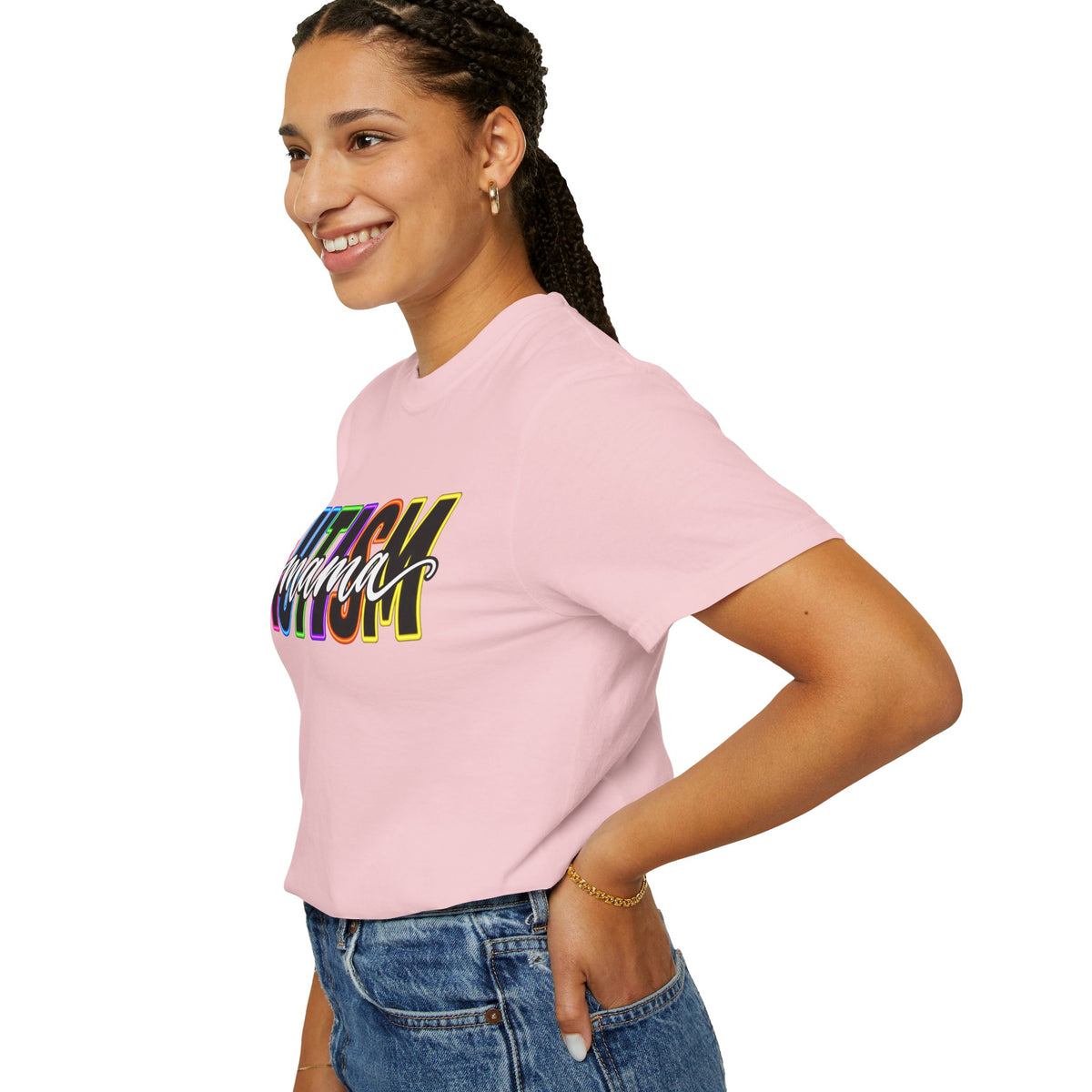 Autism Mama T-Shirt — Colorful Pride Support Tee for Moms