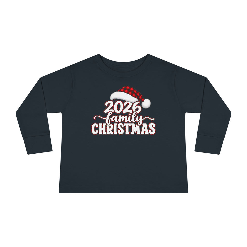 2026 Family Christmas Toddler Long Sleeve Tee