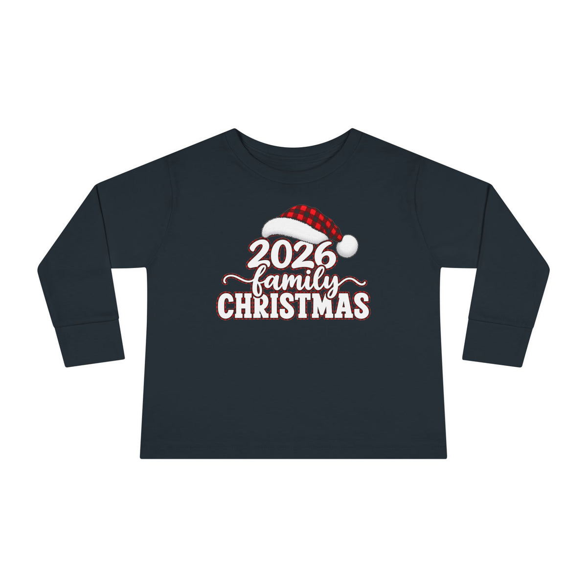 2026 Family Christmas Toddler Long Sleeve Tee