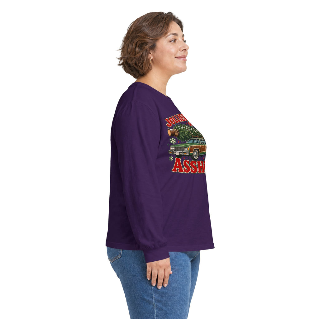 Jolliest Bunch of Assholes Christmas Long Sleeve Tee