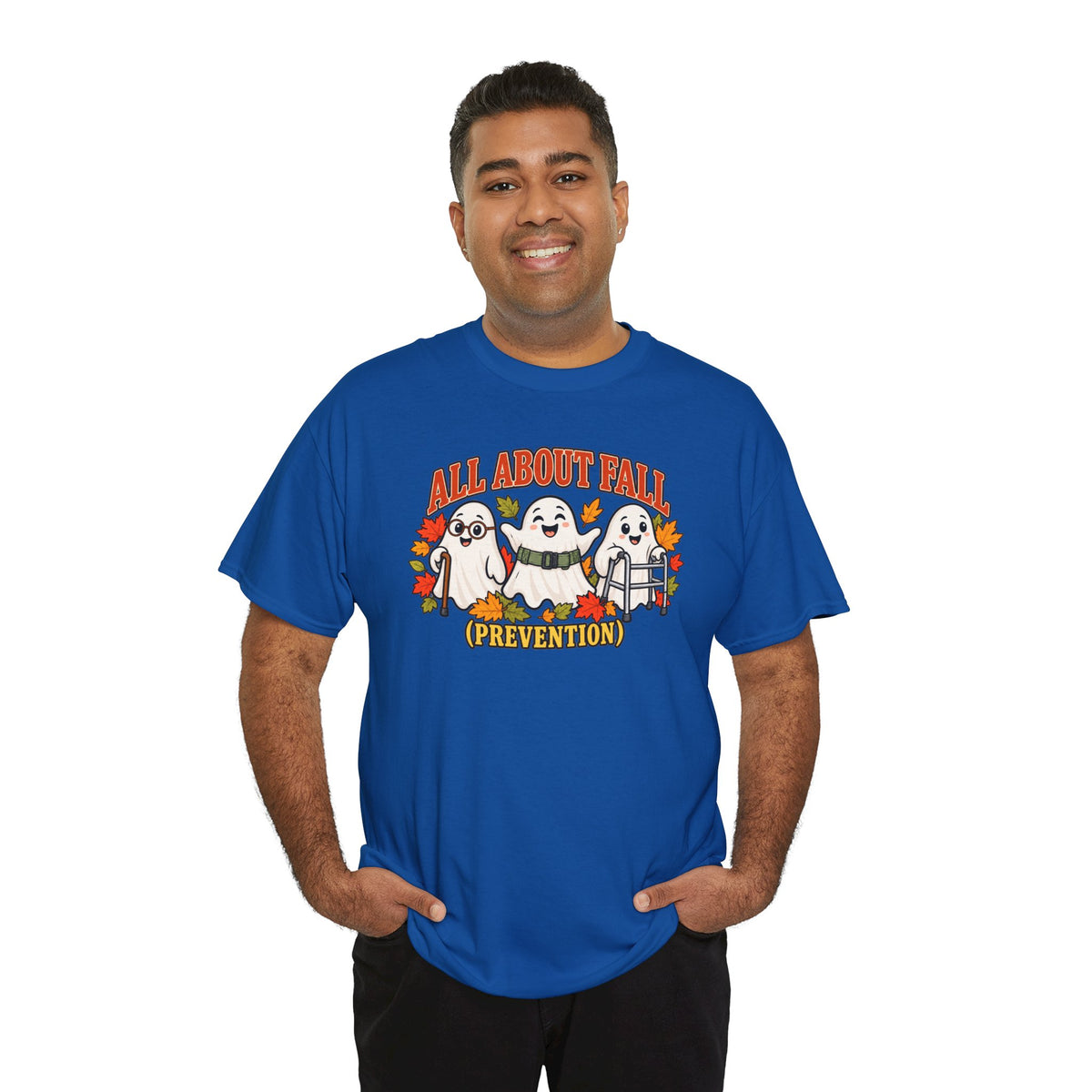 All About Fall (Prevention) Ghost Tee — Cute Halloween Autumn T-Shirt