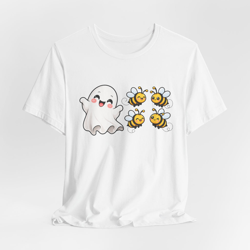 Boo & Bees Halloween Tee – Cute Ghost & Bee Shirt | Spooky Season Must-Have