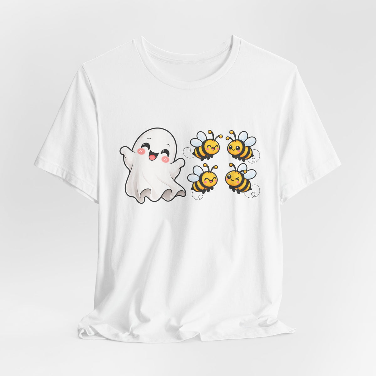 Boo & Bees Halloween Tee – Cute Ghost & Bee Shirt | Spooky Season Must-Have