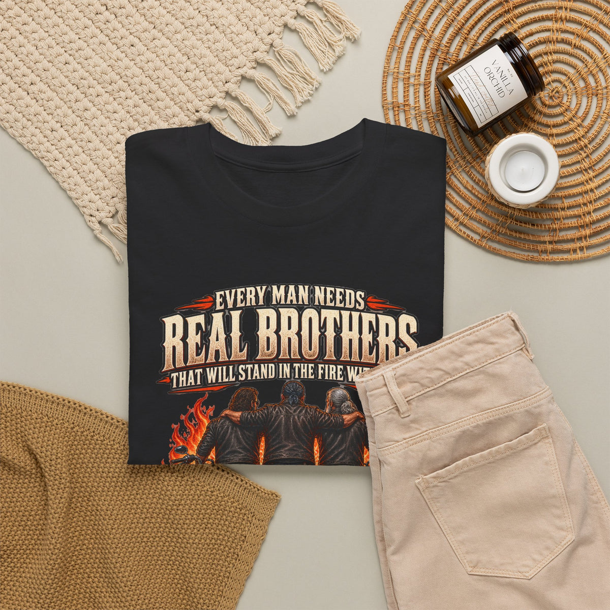 Real Brothers Graphic T-Shirt – Brotherhood and Strength