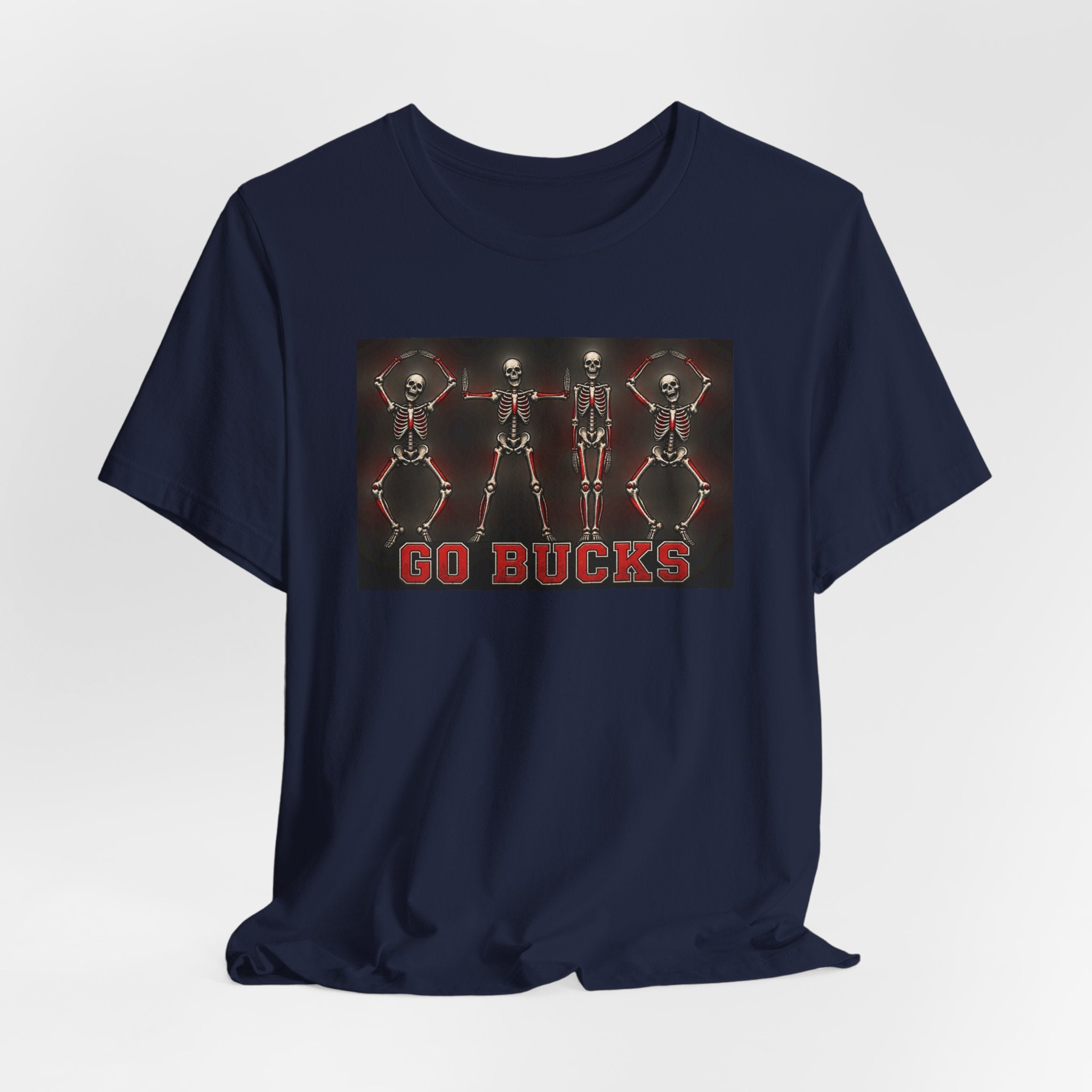 Go Bucks T-Shirt — Dancing Skeletons College Game Day Tee