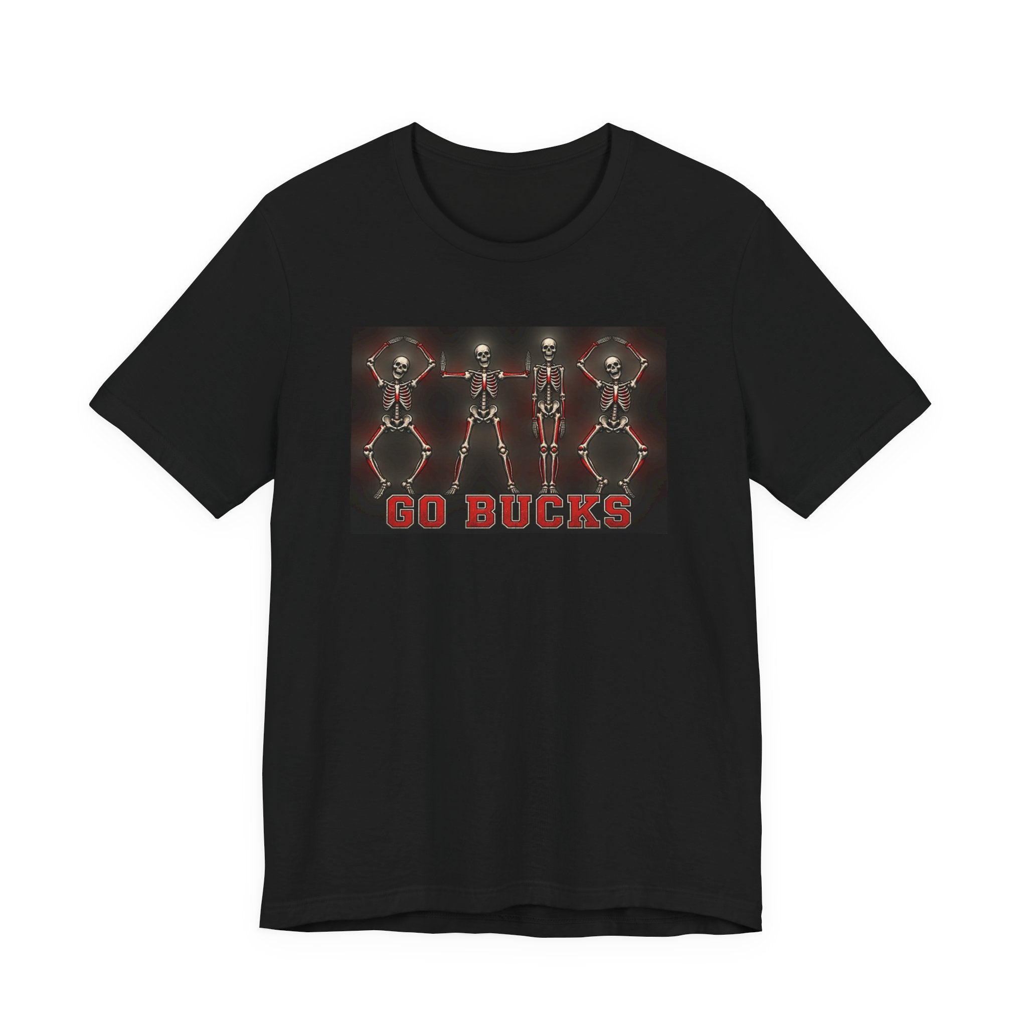 Go Bucks T-Shirt — Dancing Skeletons College Game Day Tee