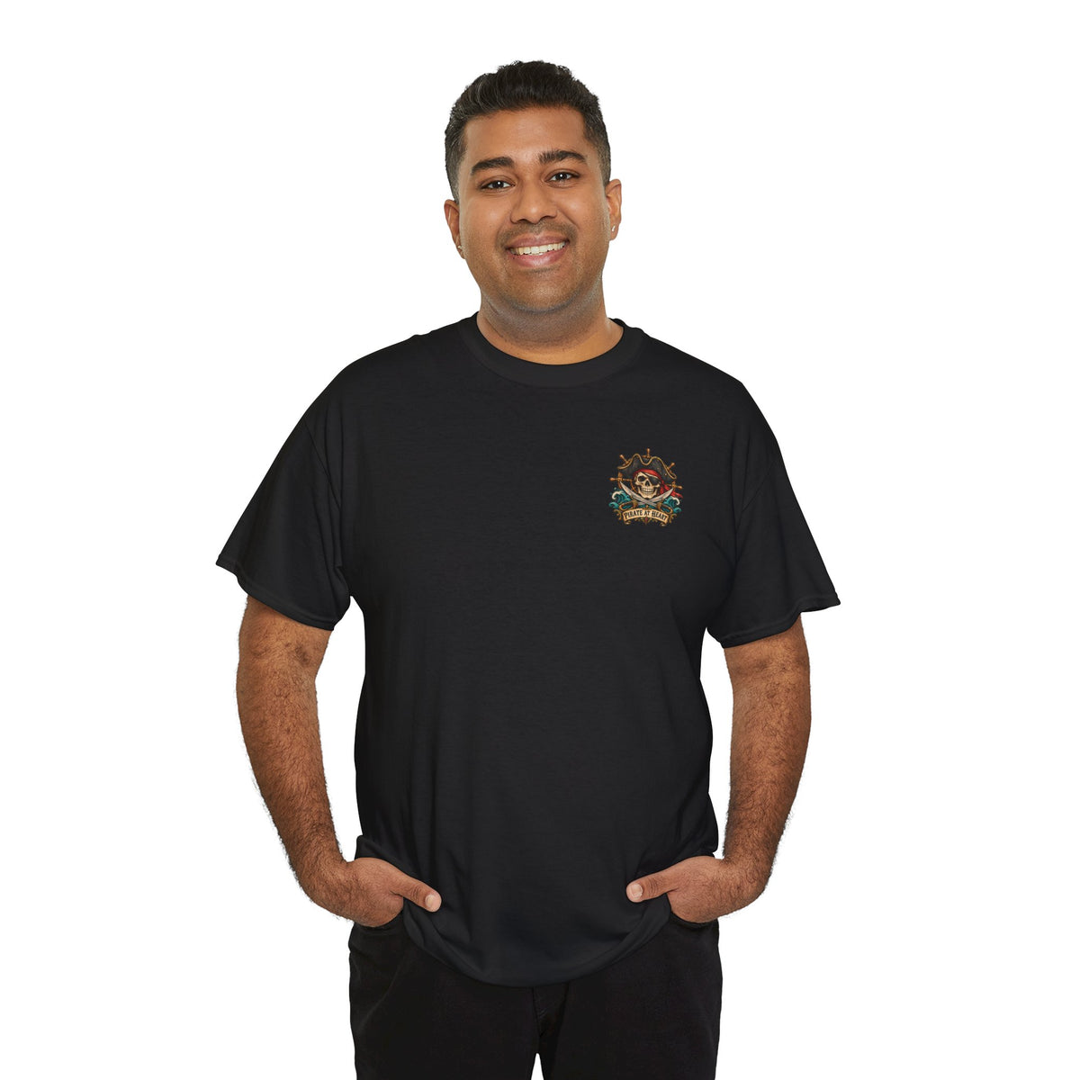 Pirate Skull Tee — "I Was a Pirate" Nautical Skull, Water • Alcohol • Booty • Boats Graphic T‑Shirt