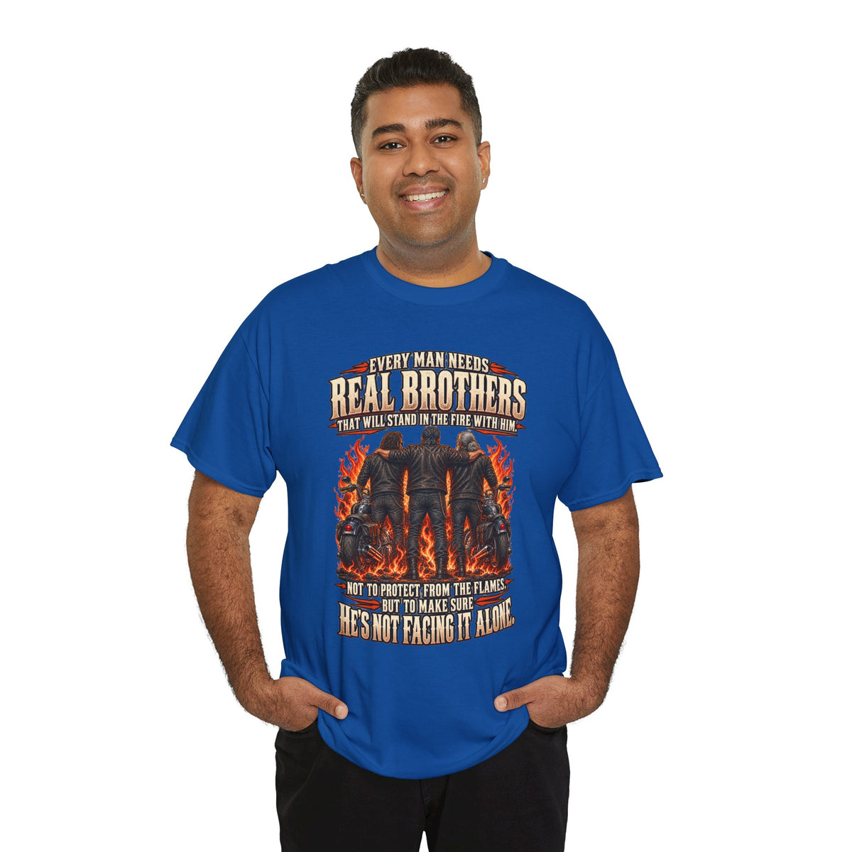Real Brothers Graphic T-Shirt – Brotherhood and Strength