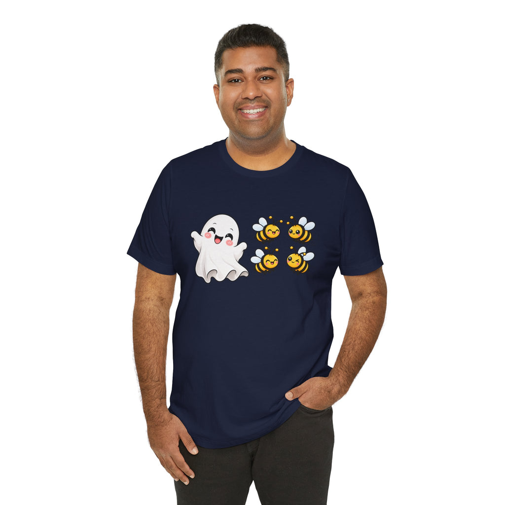 Boo & Bees Halloween Tee – Cute Ghost & Bee Shirt | Spooky Season Must-Have