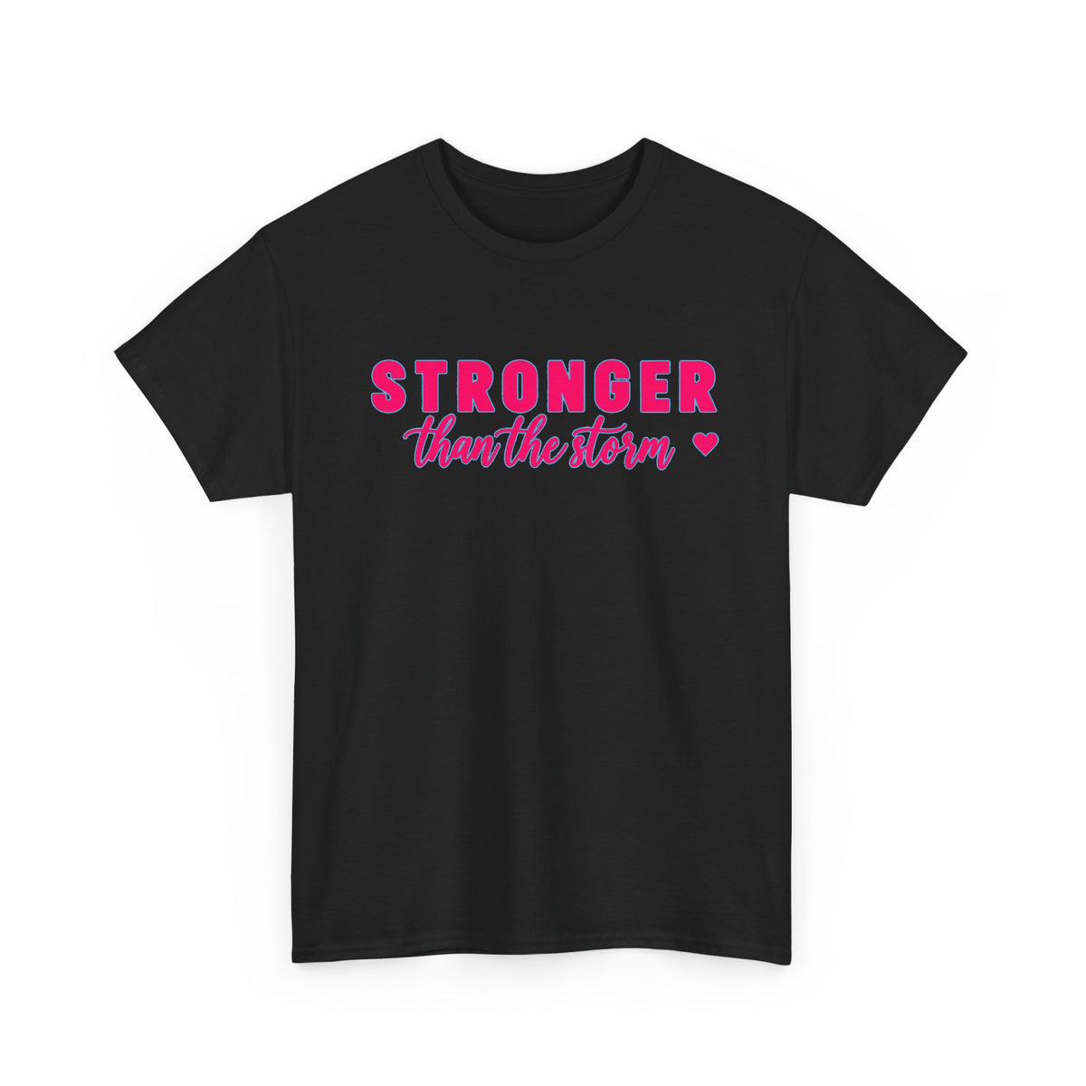 Stronger Than the Storm Tee - Inspirational Women's Resilience T-Shirt