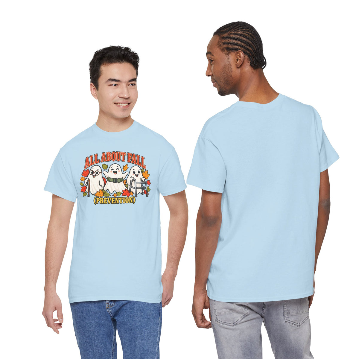 All About Fall (Prevention) Ghost Tee — Cute Halloween Autumn T-Shirt
