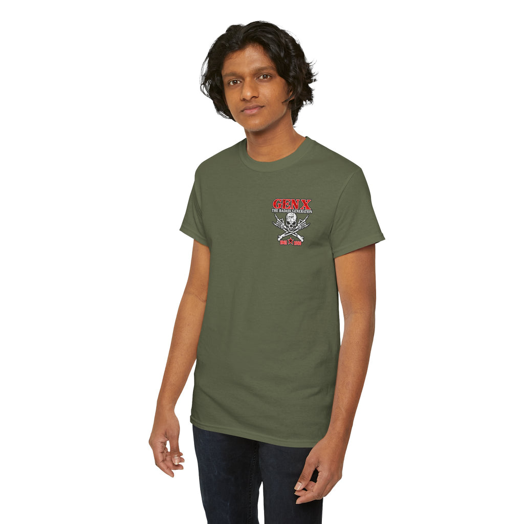 Gen X T‑Shirt — "The Badass Generation" Skull & Crossbones Retro Tee