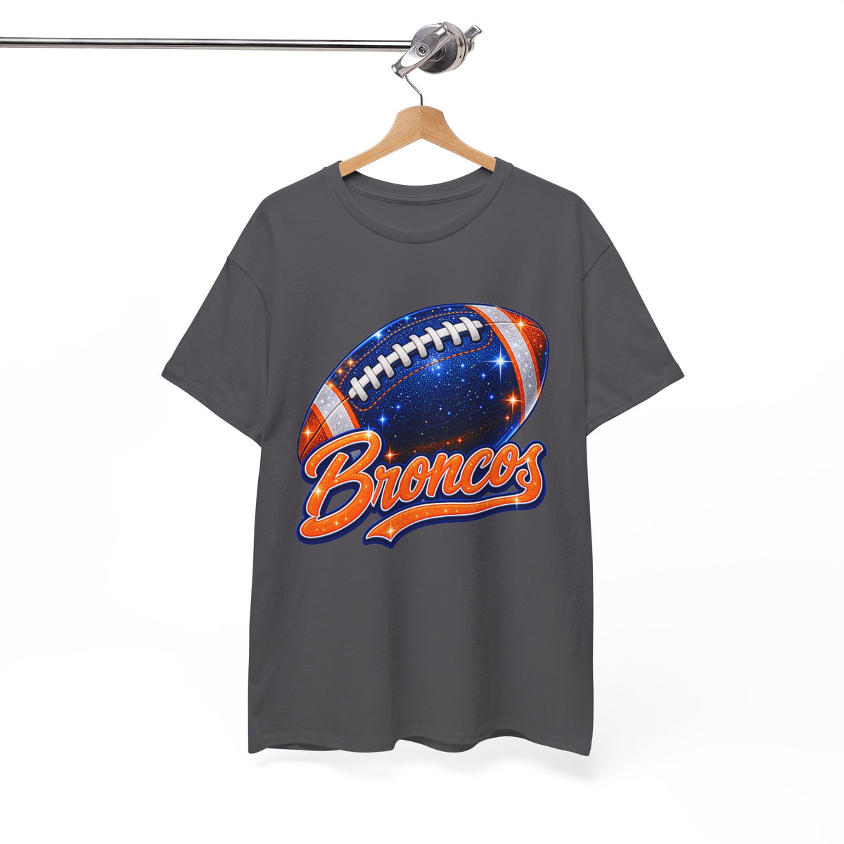 Broncos Football T-Shirt — Galaxy Football Graphic Tee