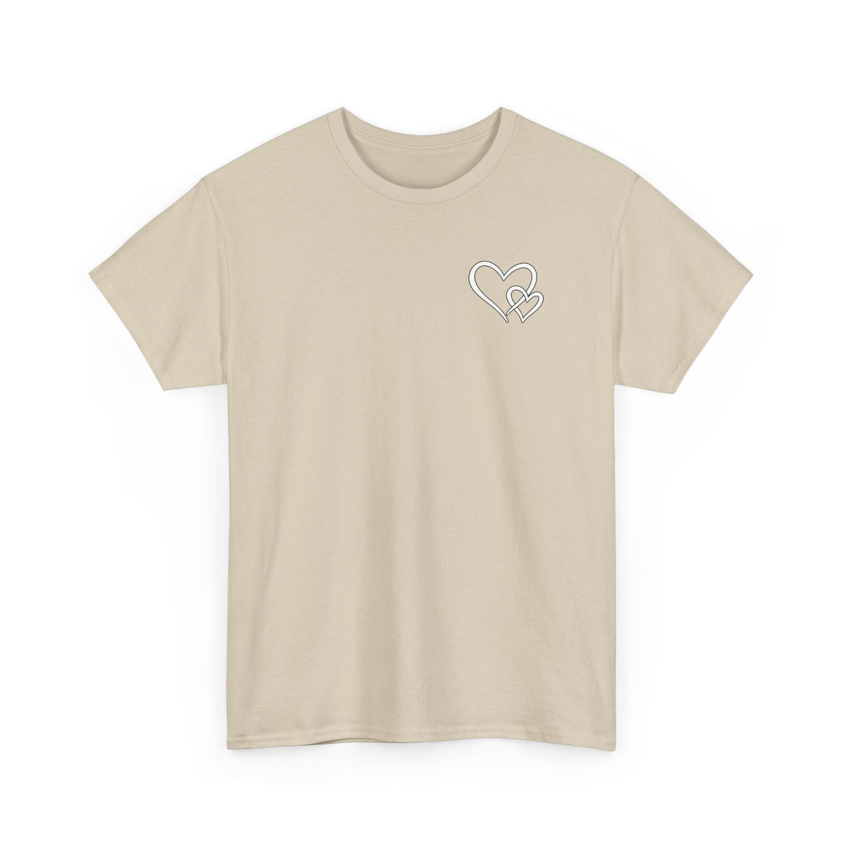Inspirational Heart T-Shirt – "To the Person Behind Me: You Are Amazing, Beautiful and Enough" Motivational Tee