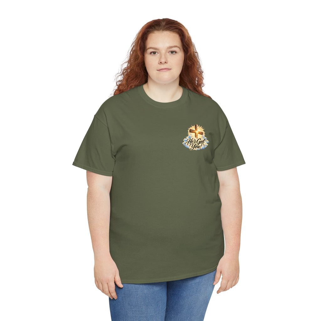 Don't Overthink It He's Got You Tee — Christian Cross Inspirational T‑Shirt