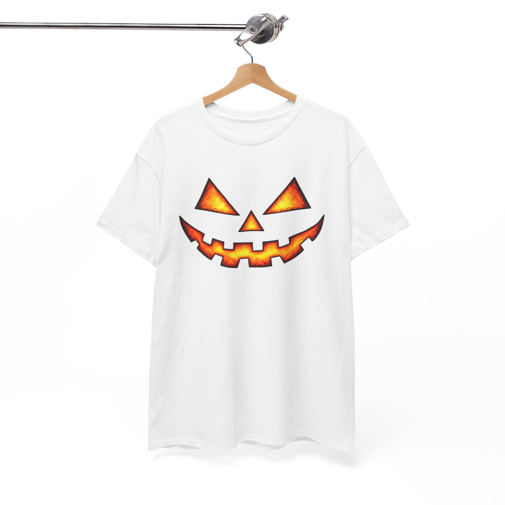 Jack-O'-Lantern Pumpkin Scary Face T-Shirt — Halloween Horror Costume Tee