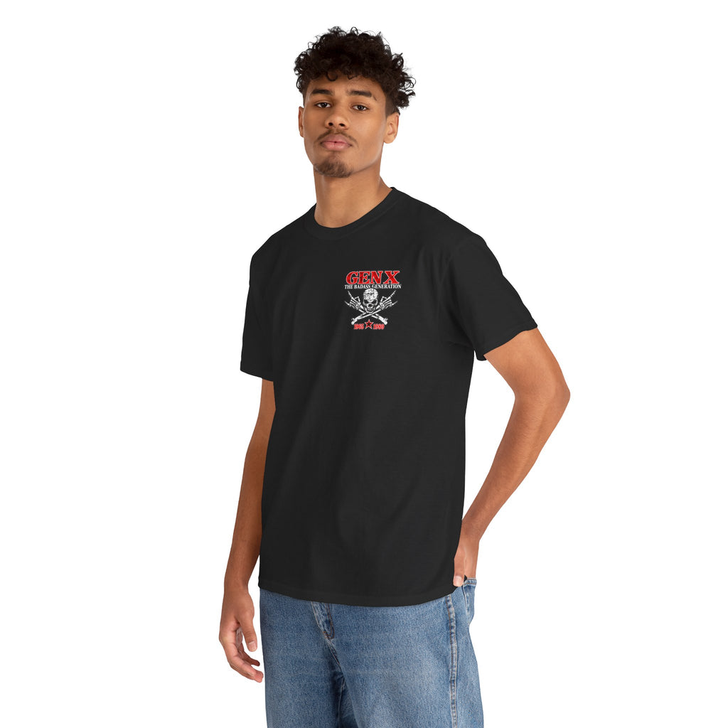 Gen X T‑Shirt — "The Badass Generation" Skull & Crossbones Retro Tee