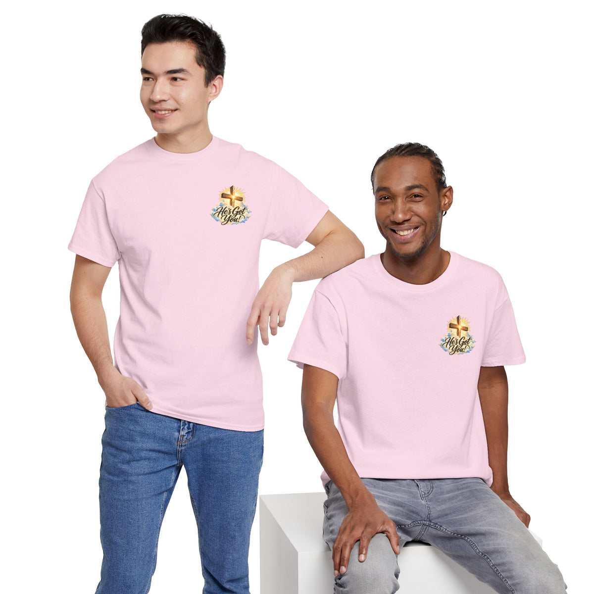 Don't Overthink It He's Got You Tee — Christian Cross Inspirational T‑Shirt