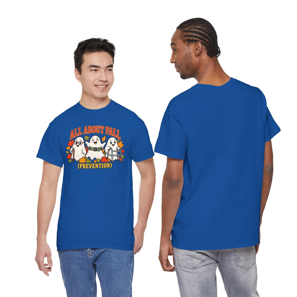 All About Fall (Prevention) Ghost Tee — Cute Halloween Autumn T-Shirt