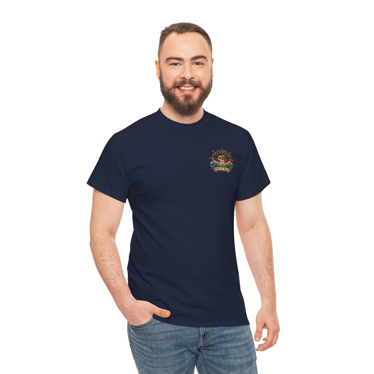 Pirate Skull Tee — "I Was a Pirate" Nautical Skull, Water • Alcohol • Booty • Boats Graphic T‑Shirt