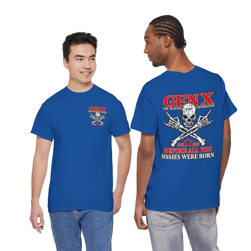Gen X T‑Shirt — "The Badass Generation" Skull & Crossbones Retro Tee