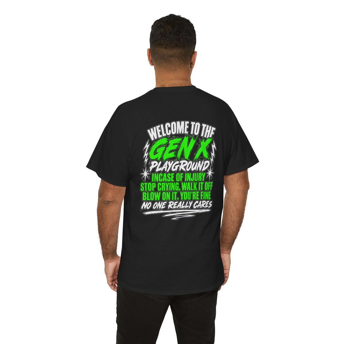 Gen X Playground T‑Shirt — "Welcome to the Gen X Playground" Graphic Tee