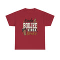 Kinda Boujee Kinda Broke Tee — Leopard Coffee Cup Graphic Shirt