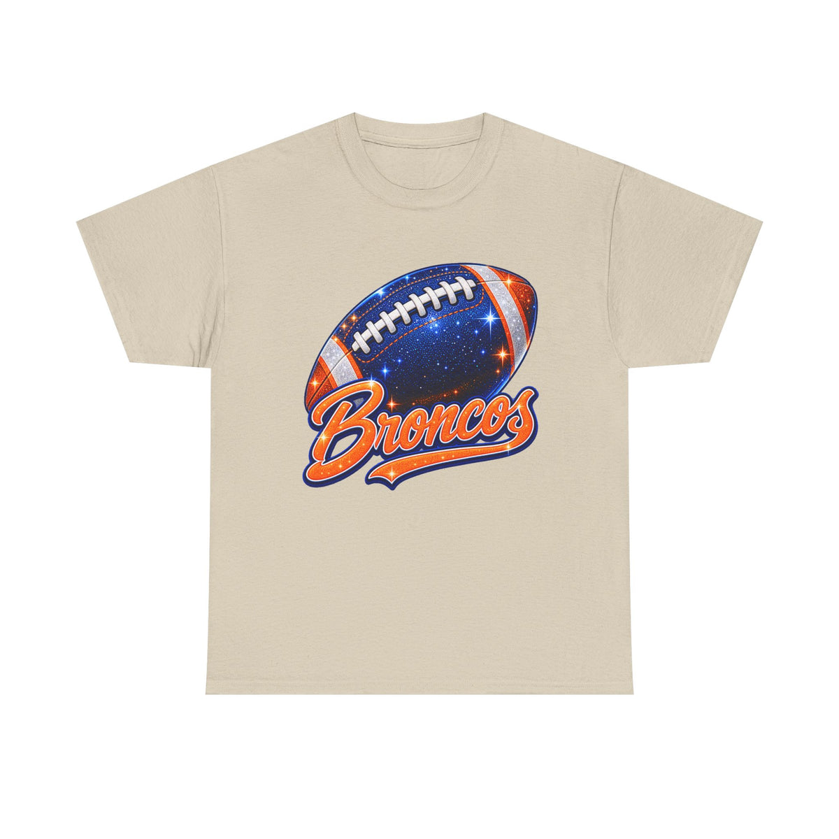 Broncos Football T-Shirt — Galaxy Football Graphic Tee