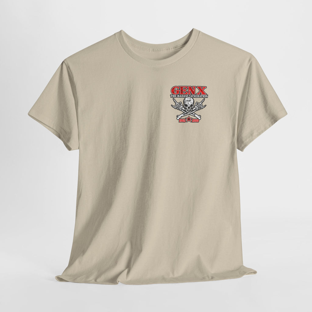 Gen X T‑Shirt — "The Badass Generation" Skull & Crossbones Retro Tee