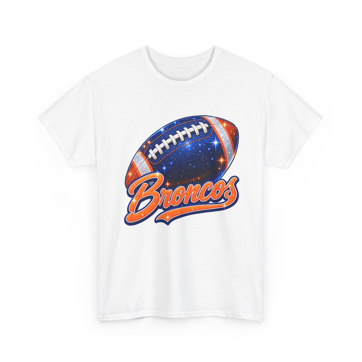 Broncos Football T-Shirt — Galaxy Football Graphic Tee