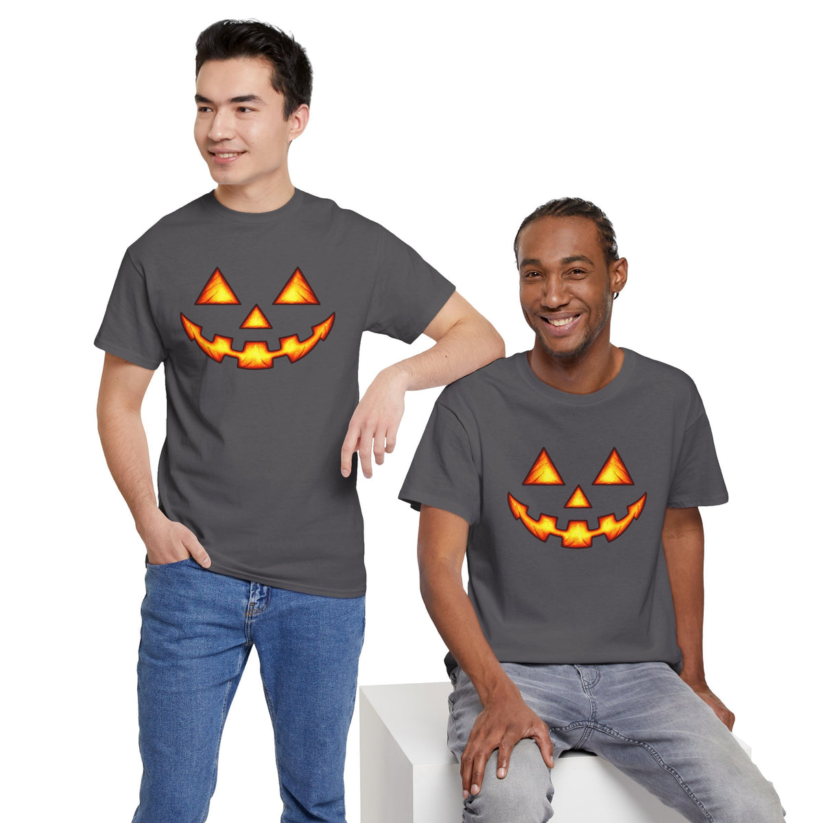 Halloween Jack-O'-Lantern Happy T-Shirt