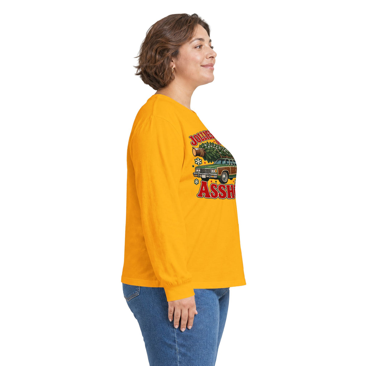 Jolliest Bunch of Assholes Christmas Long Sleeve Tee