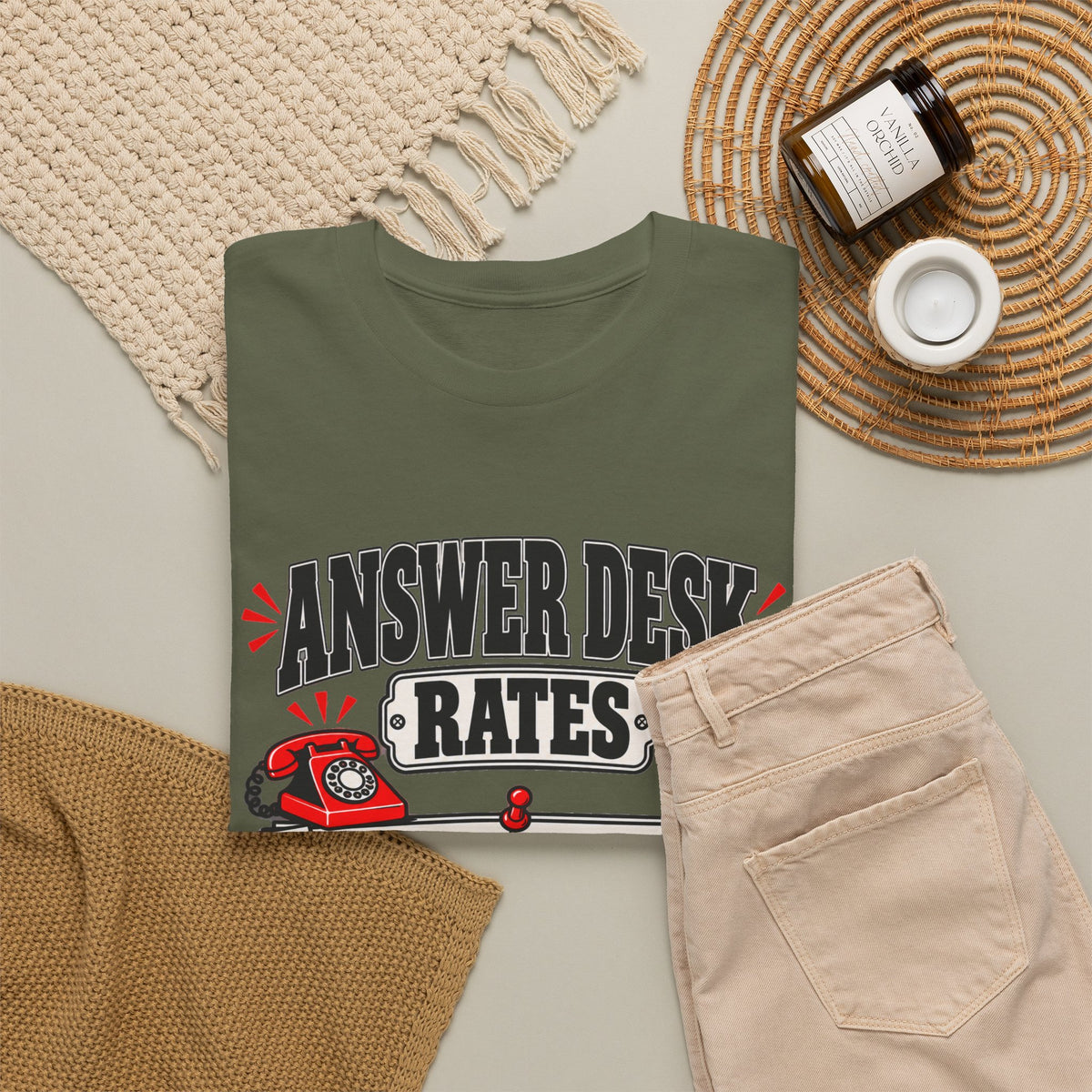 Answer Desk Rates T-Shirt — Funny Help Desk IT Support Tee ("Answer 1.00, Correct Answer 4.00")