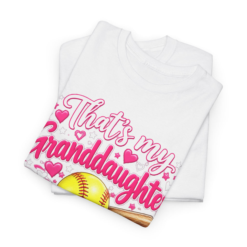 That’s My Granddaughter Out There Softball Grandma T-Shirt