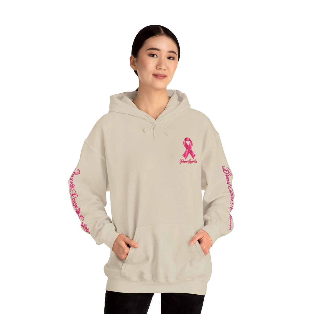 Pink Ribbon Breast Cancer Awareness Hoodie