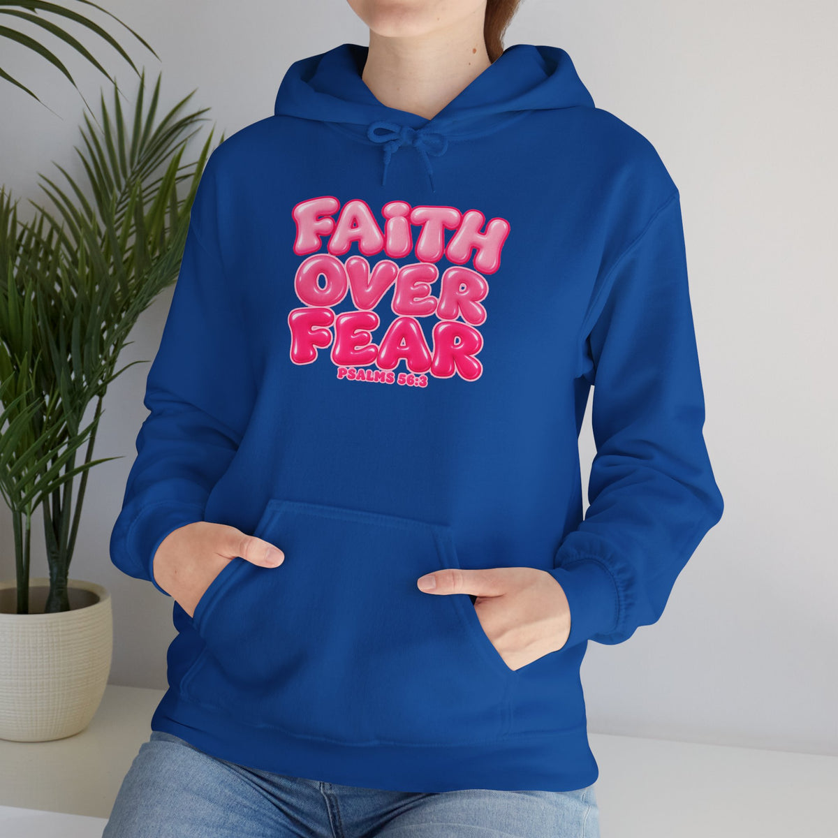 Faith Over Fear Inspirational Hoodie