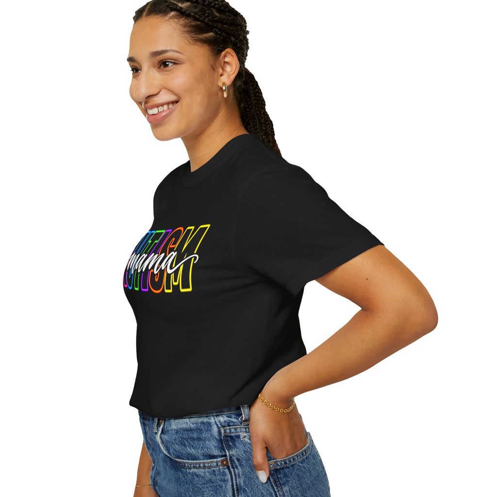 Autism Mama T-Shirt — Colorful Pride Support Tee for Moms