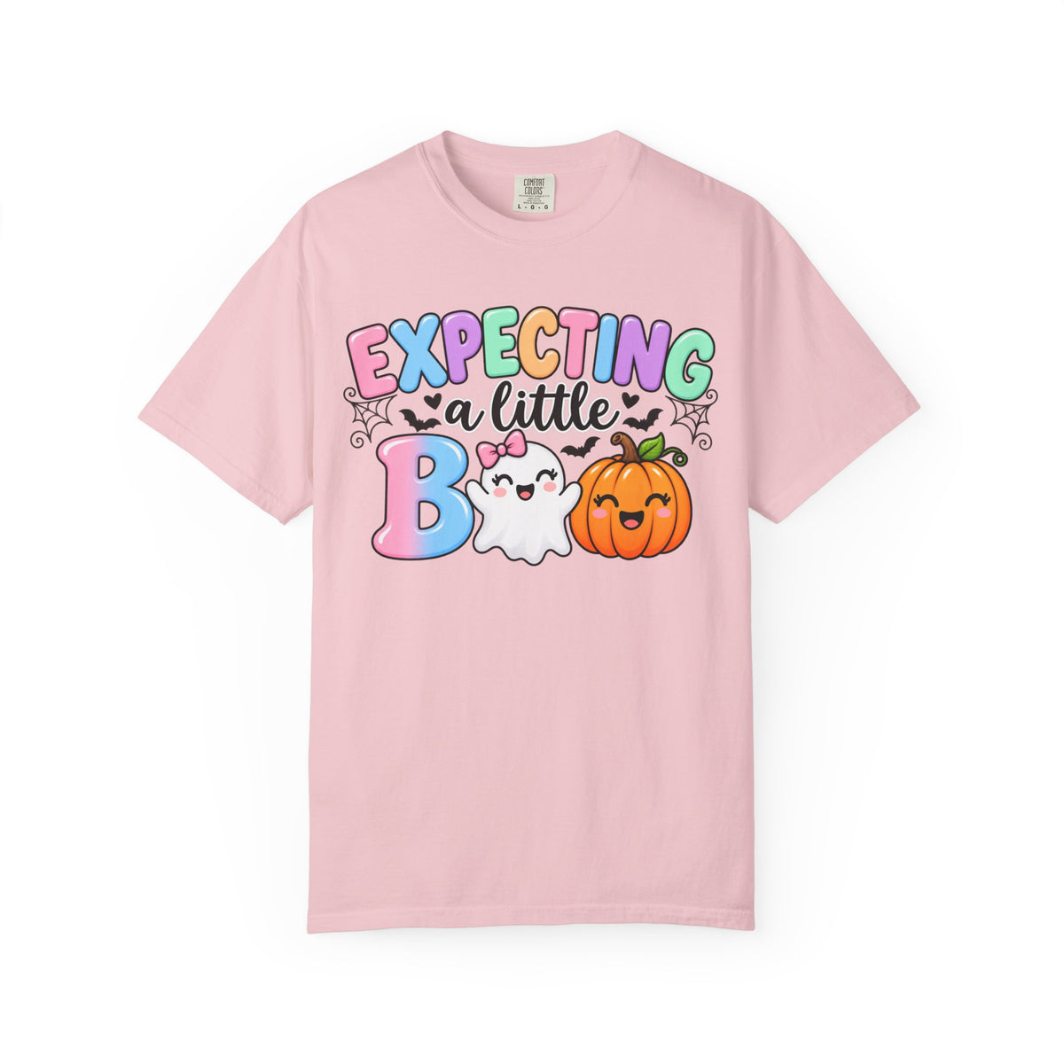 Expecting a Little Boo Maternity T-Shirt — Cute Halloween Pregnancy Tee