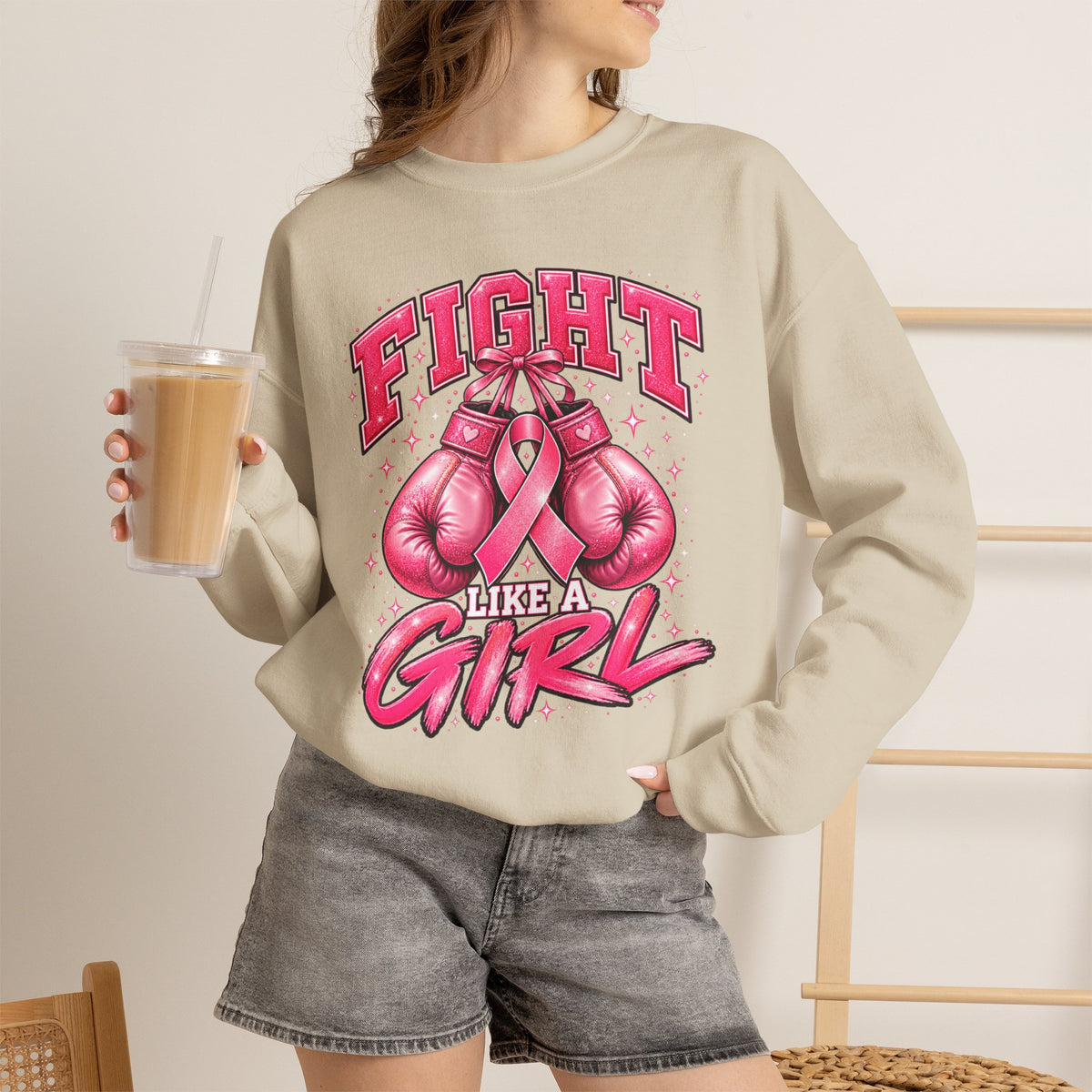 Fight Like a Girl Boxing Sweatshirt