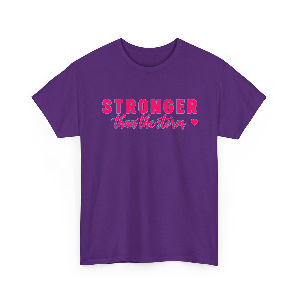 Stronger Than the Storm Tee - Inspirational Women's Resilience T-Shirt