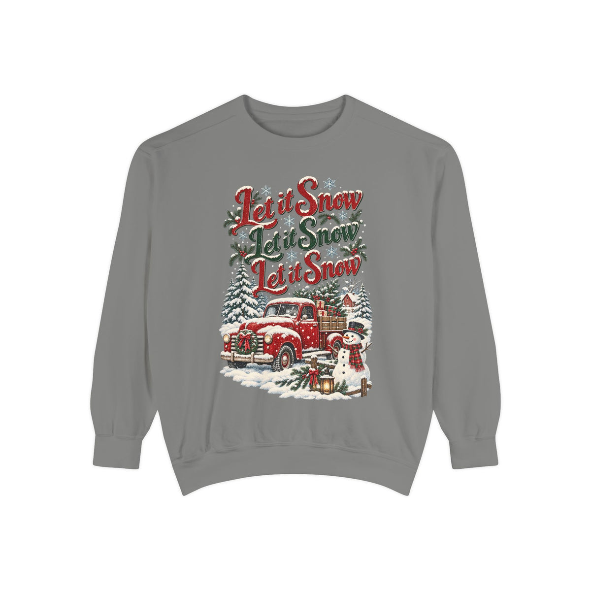 Let It Snow Vintage Truck Sweatshirt