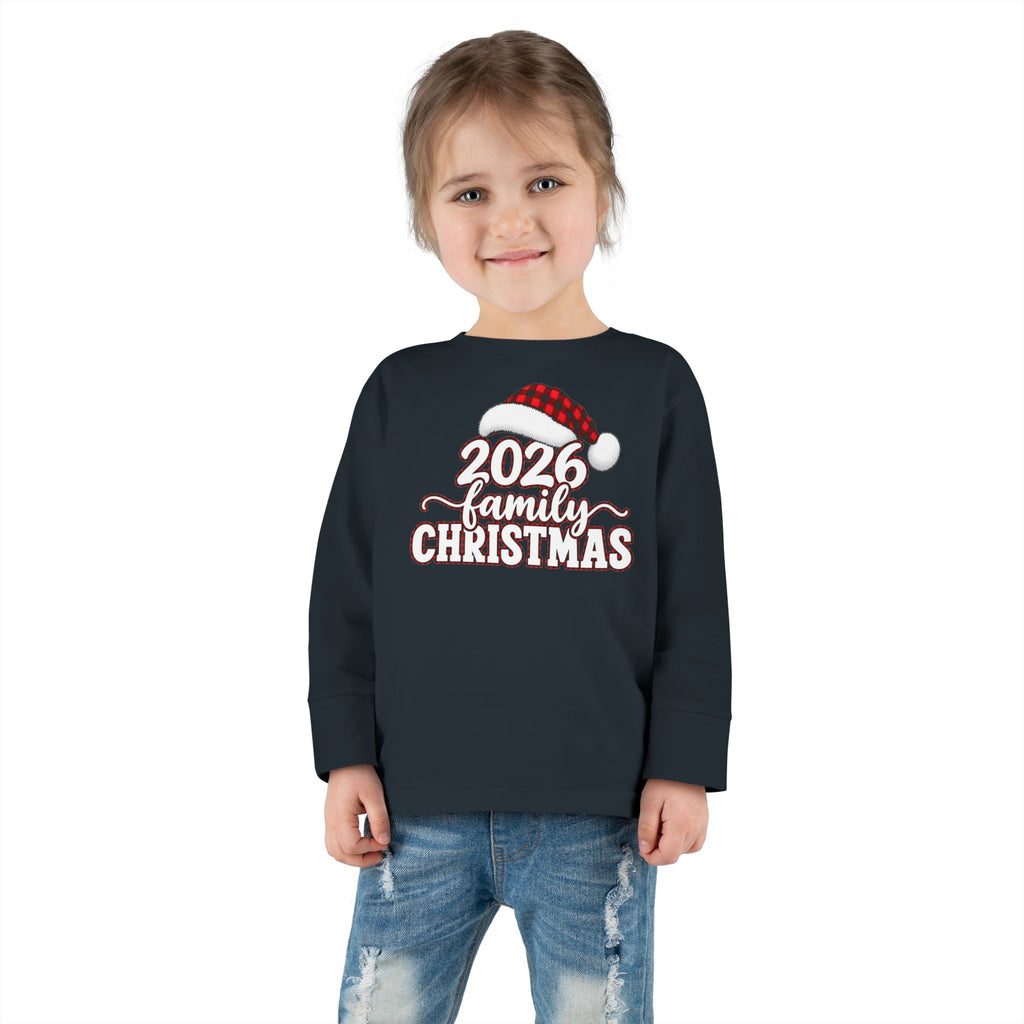 2026 Family Christmas Toddler Long Sleeve Tee