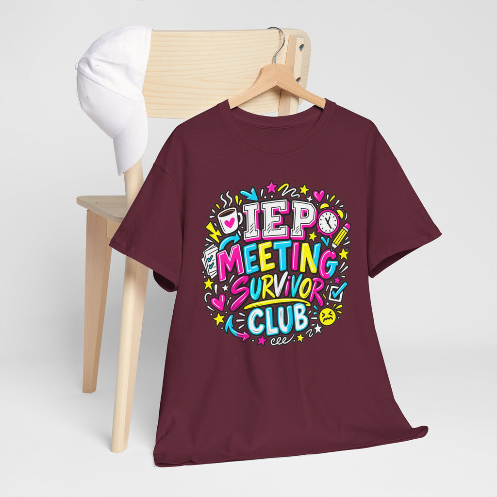 Video Meeting Survivor Club T-Shirt — Funny Remote Work Tee