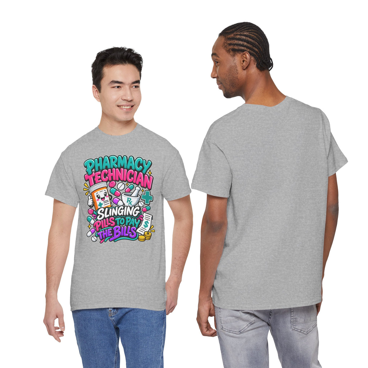 Pharmacy Technician T‑Shirt — "Slinging Pills to Pay the Bills" Graphic Tee